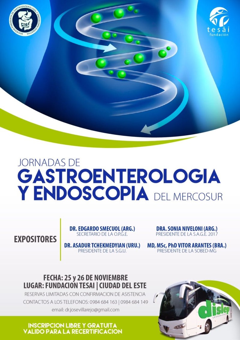 Jornadas de Gastroenterología y Endoscopía Digestiva del Mercosur