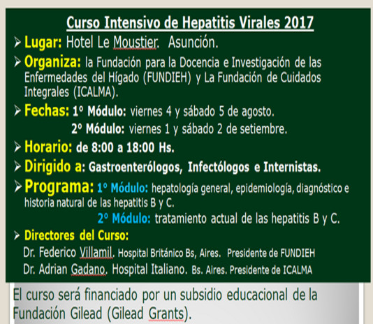 Curso Intensivo de Hepatitis Virales 2017