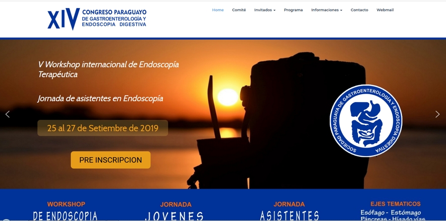 XIV Congreso Paraguayo de Gastroenterología y Endoscopía Digestiva.