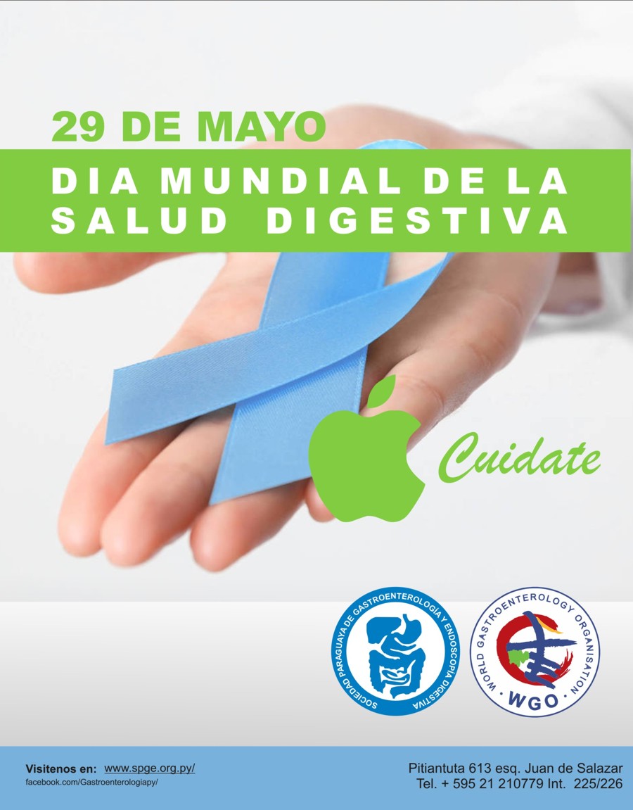 29 de mayo. Día mundial de la salud Digestiva