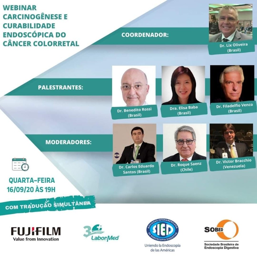 WEBINAR: Carcinogénesis y curación endoscópica del cáncer colorectal