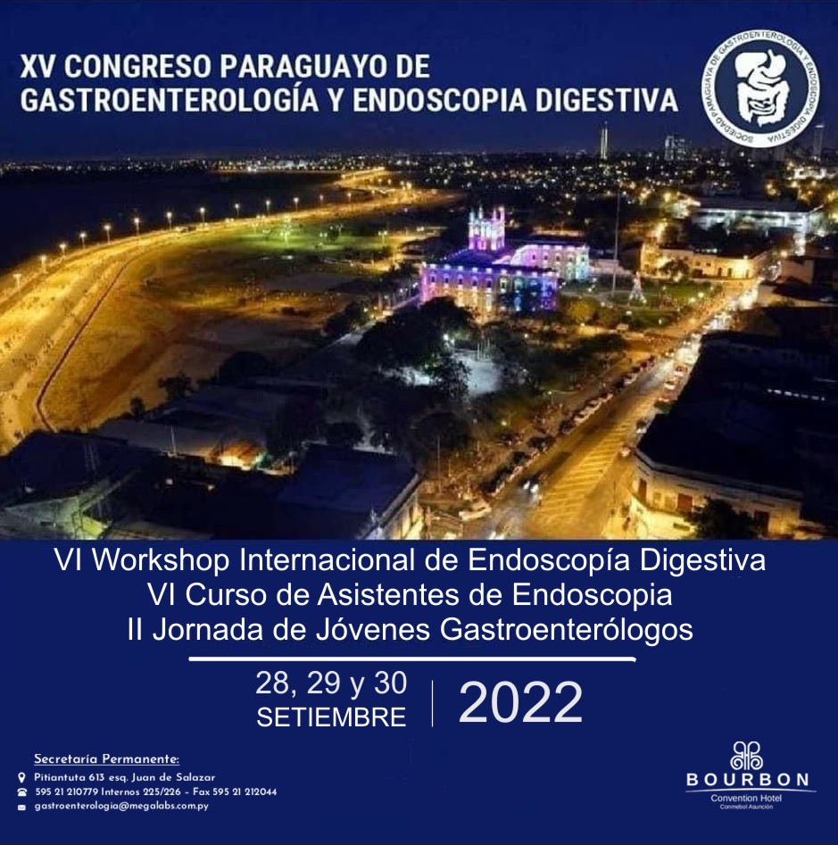 XV Congreso Paraguayo de Gastroenterología y Endoscopía Digestiva