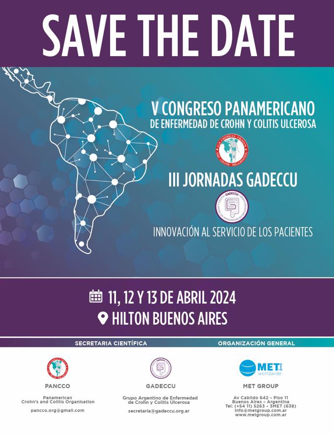 VI Congreso Panamericano de enfermedad de CROHN y Colitis Ulcerosa