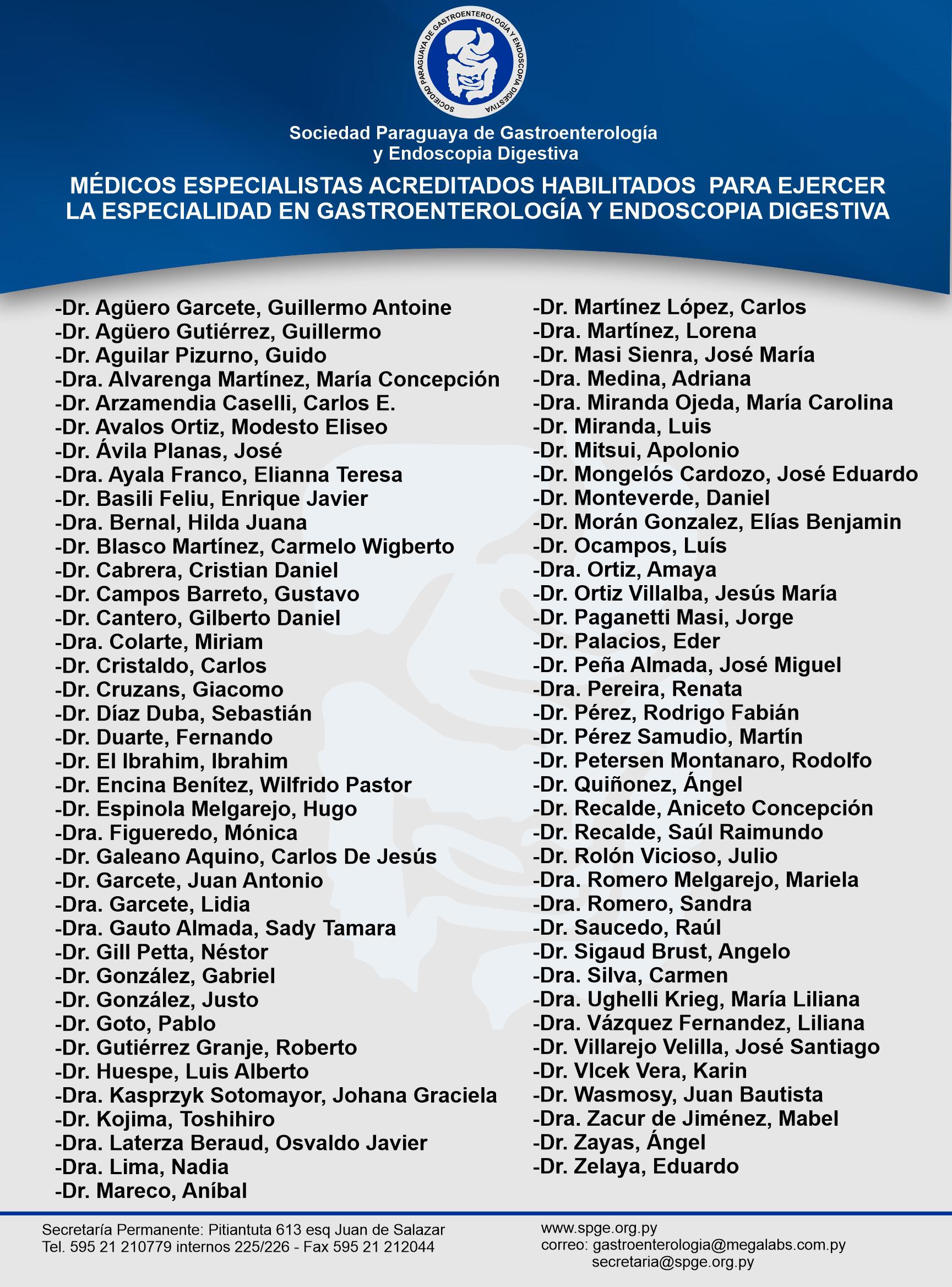 Médicos Especialistas Acreditados