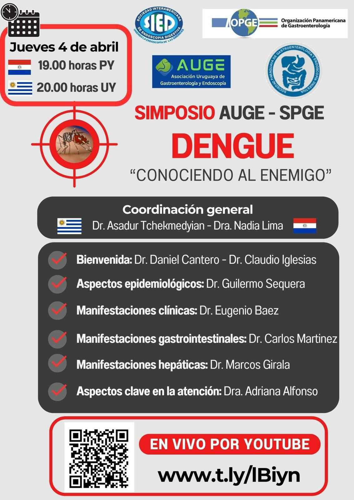 Simposio AUGE – SPGE / DENGUE