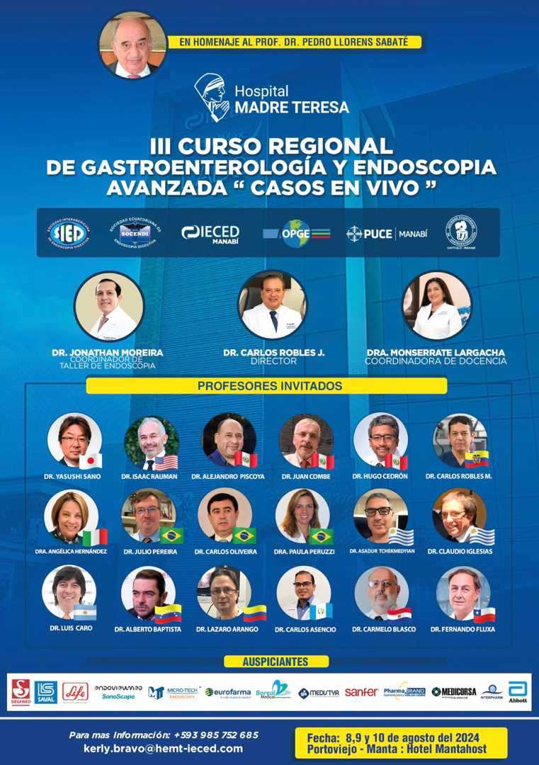 III Curso Regional de Gastroenterología y Endoscopia Avanzada «Casos en Vivo»