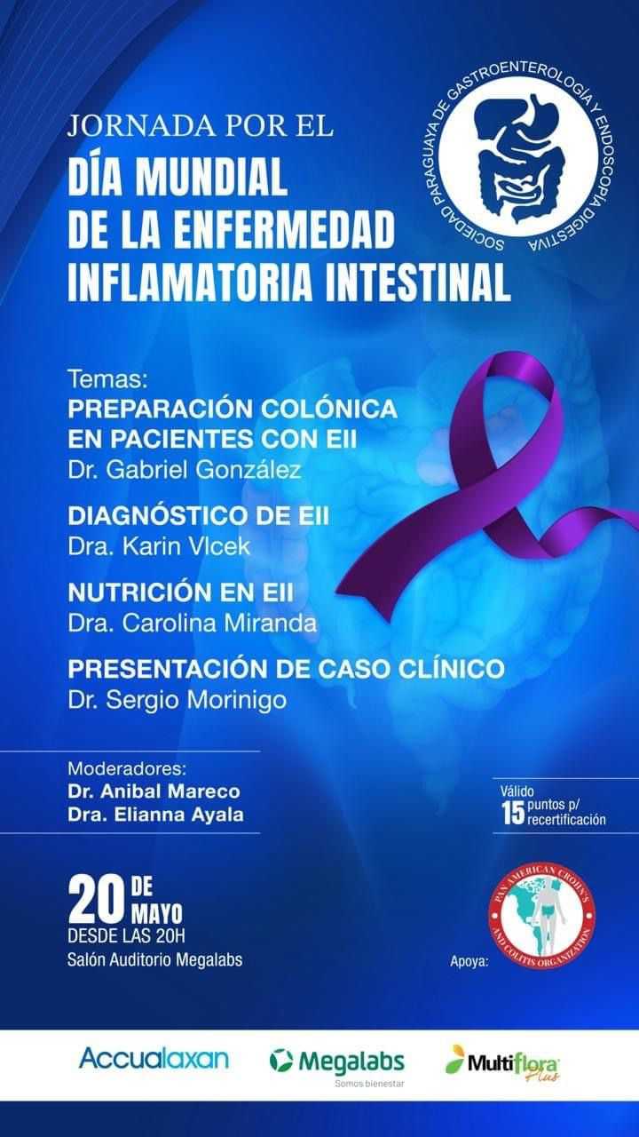 JORNADA POR EL DÍA MUNDIAL DE LA ENFERMEDAD INFLAMATORIA INTESTINAL