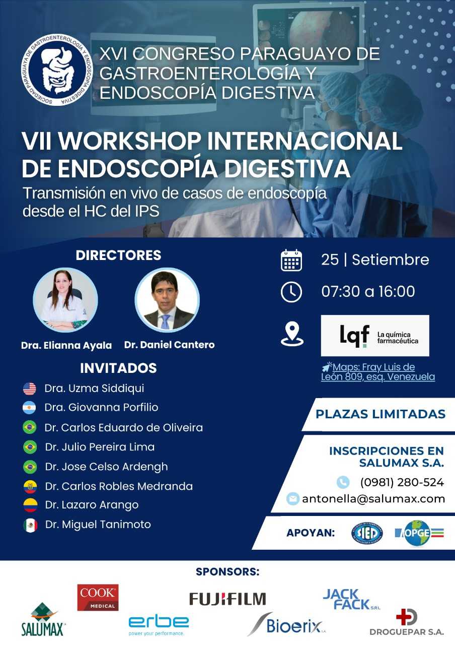 VII WORKSHOP INTERNACIONAL DE ENDOSCOPIA DIGESTIVA