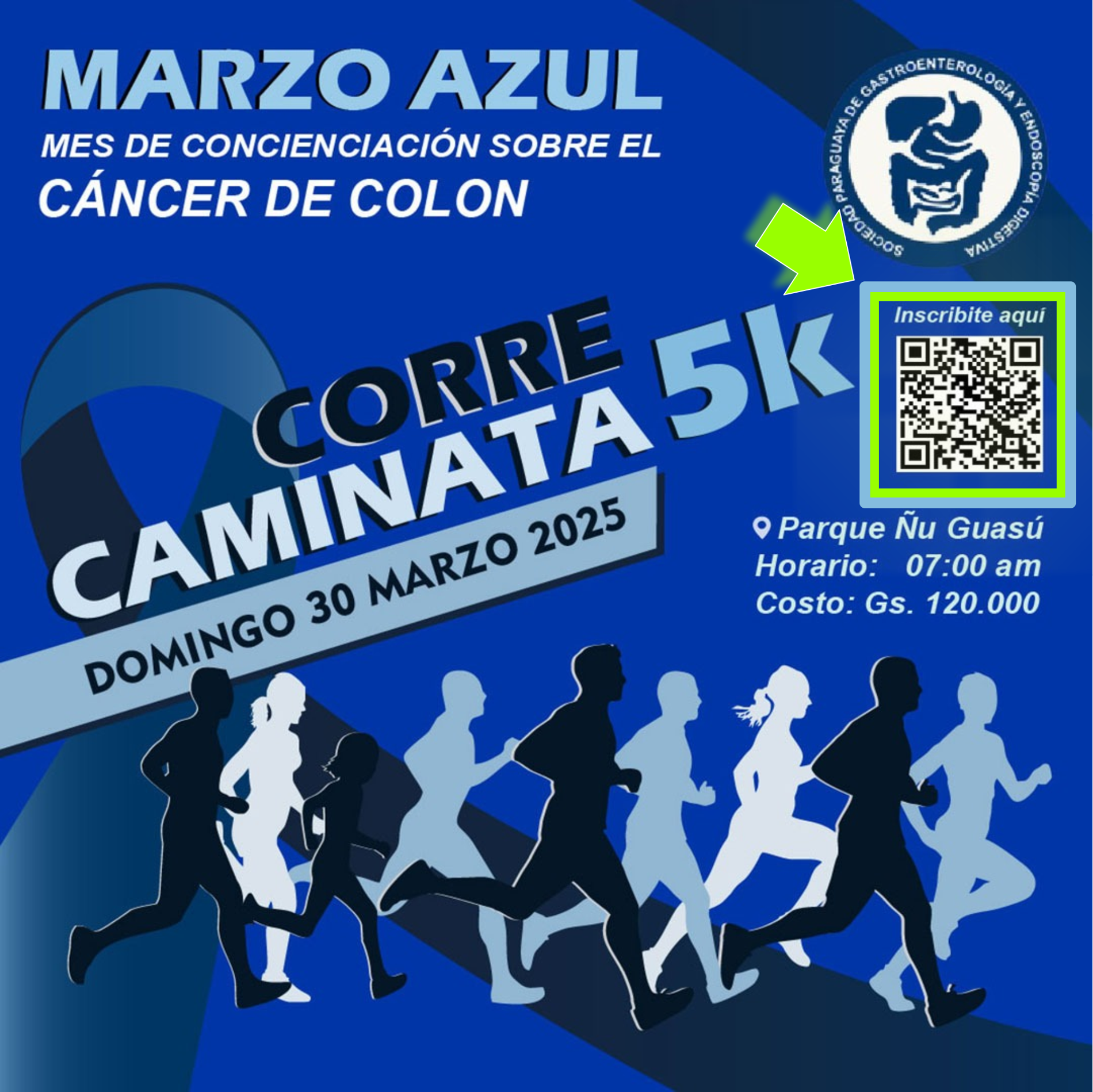 Marzo Azul: Paso a paso para Inscribirte a la Corrida