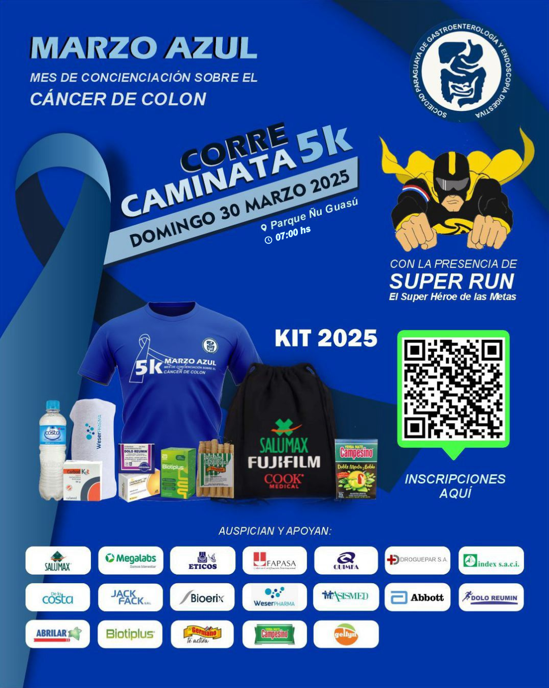MarzoAzul: ¡Corré por la prevención!